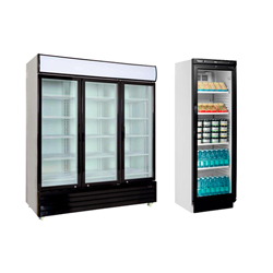 Vitrinas expositoras de refrigeración verticales