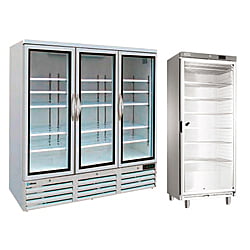 Armarios de congelación con puerta de cristal / pastelería