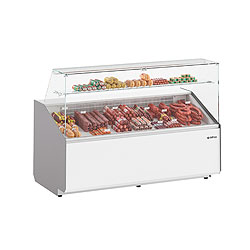 Vitrinas carnicería cristal vertical