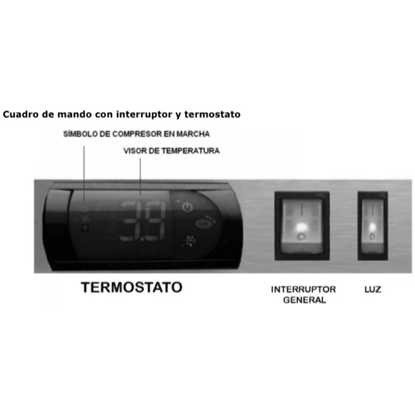 VITRINA REFRIGERADA PARA TAPAS (EXAS-6 C HC 230V 1N 50Hz VITRINA REFRIGERADA PARA TAPAS (EXAS-6 C HC 230V 1N 50Hz