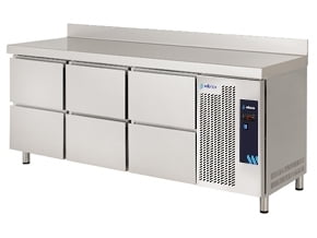 Mesa Snack Serie 600 refrigerada con cajones MPS-200 HC HHH