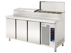Mesas refrigeradas MPGE2-180-I HC GN1/3 Mesas refrigeradas MPGE2-180-I HC GN1/3
