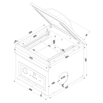 Envasadoras al vacío VAKSIC-20 L 2A E