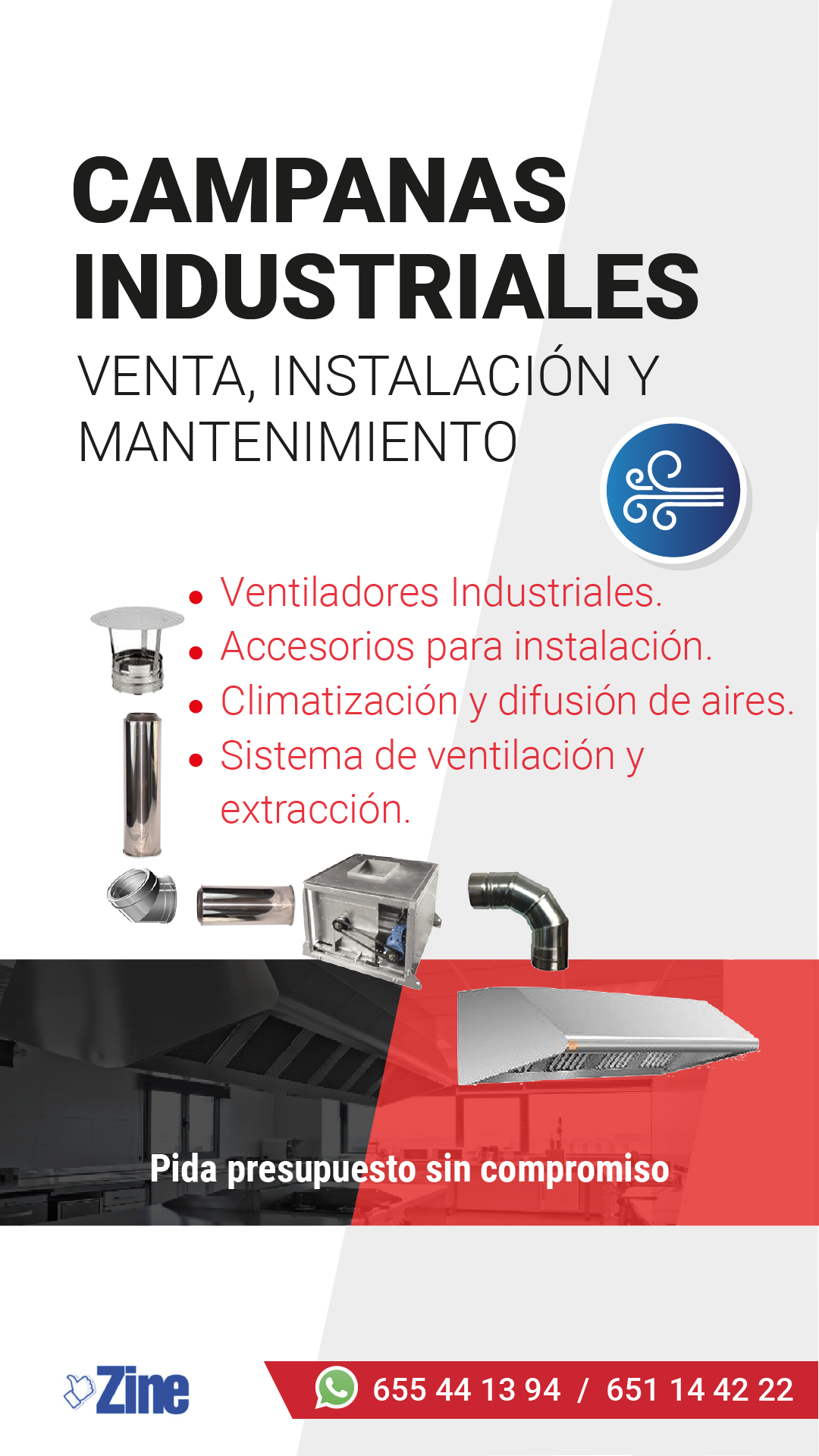 Montaje de campanas extractoras Montaje de campanas extractoras