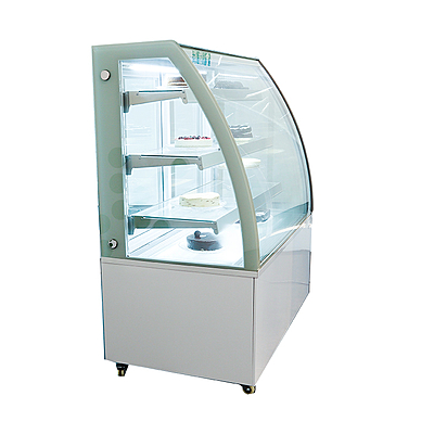 Vitrina Expositora Refrigerada Curvo 3 estantes VERA-900-C