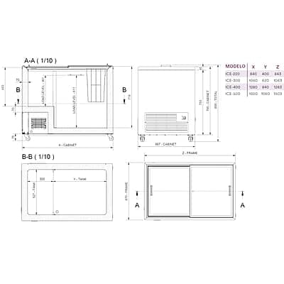 Congelador Horizontal  ICE 300