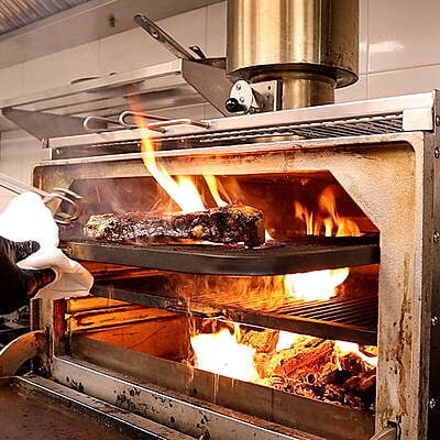 Horno Brasa Hb-70-A + Mesa neutra Horno Brasa Hb-70-A + Mesa neutra