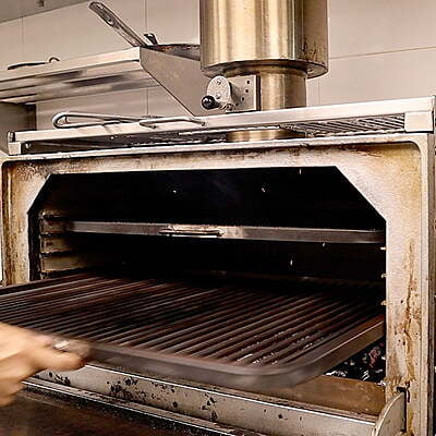 Horno Brasa Hb-70-A + Mesa neutra