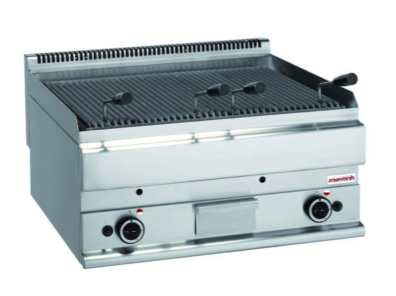 Barbacoa a gas de sobremesa de piedra volcánica S.650 SV 657 GRL Barbacoa a gas de sobremesa de piedra volcánica S.650 SV 657 GRL
