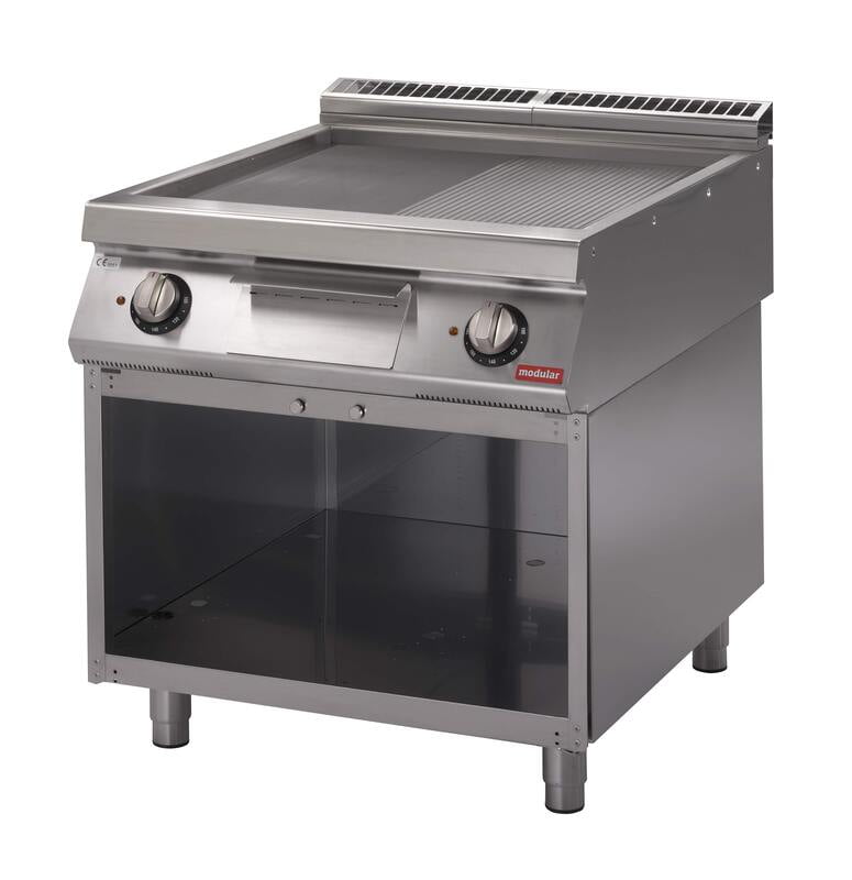Fry-Top eléctrico sobre mueble abierto S.700 SV 78 FTRES Fry-Top eléctrico sobre mueble abierto S.700 SV 78 FTRES