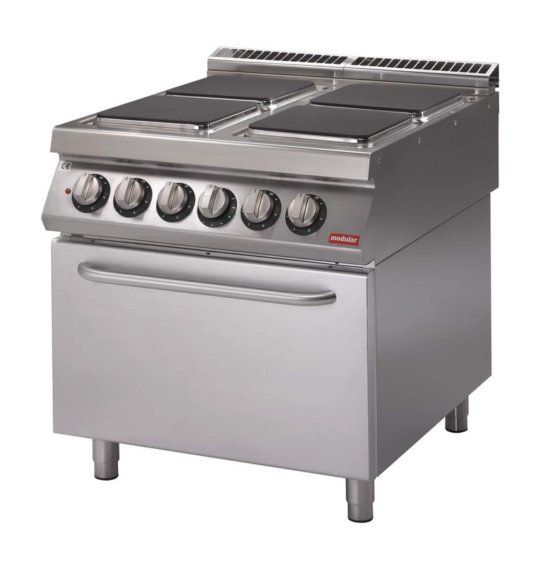 Cocina eléctrica placa cuadrada con horno S.900 SV 98 CFES Cocina eléctrica placa cuadrada con horno S.900 SV 98 CFES