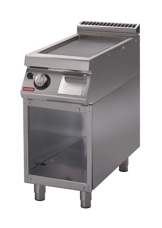 Fry-top a gas Ranurado sobre mueble abierto S.900 SV 94 FTRGS Fry-top a gas Ranurado sobre mueble abierto S.900 SV 94 FTRGS