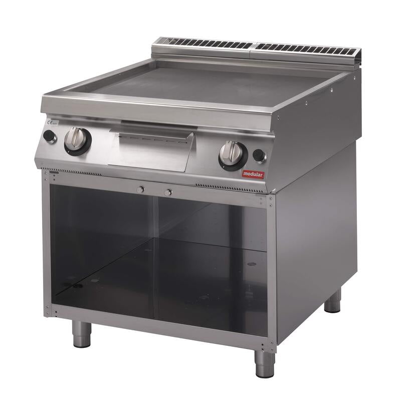 Fry-top a gas Lisa sobre mueble abierto S.900 SV 98 FTGS