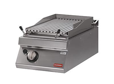 Barbacoa a gas de piedra volcánica de sobremesa S.900 SV 94 GRL-T