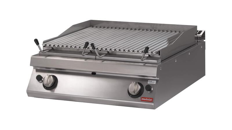 Barbacoa a gas de piedra volcánica de sobremesa S.900 SV 98 GRL-T Barbacoa a gas de piedra volcánica de sobremesa S.900 SV 98 GRL-T