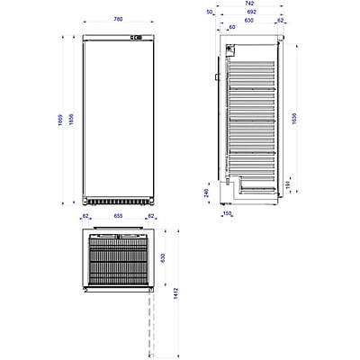 Armario expositor APS-651-I