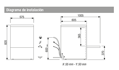Lavavasos AMDH 3350 Lavavasos AMDH 3350