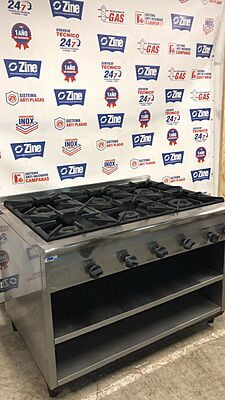 Cocina de seis fuegos sin horno Cocina de seis fuegos sin horno