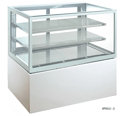 VITRINA PASTELERA 2 ESTANTES 470L