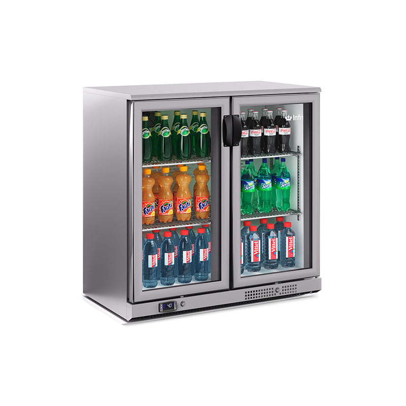 Expositor refrigerado horizontal en inox ERV 25 I