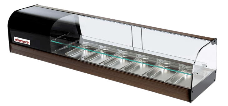 Enfriadores de tapas para cubetas grupo incorporado doble piso ET-6 D INOX Enfriadores de tapas para cubetas grupo incorporado doble piso ET-6 D INOX