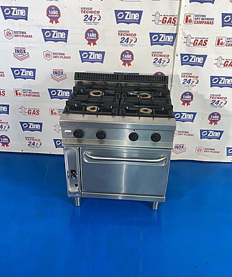 Cocina 4 fuegos para bandejas gastronom