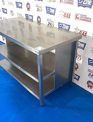 Mesa de trabajo con balda 84x144x70 Mesa de trabajo con balda 84x144x70