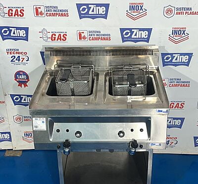 Freidora de gas sobremesa 10+10L Freidora de gas sobremesa 10+10L