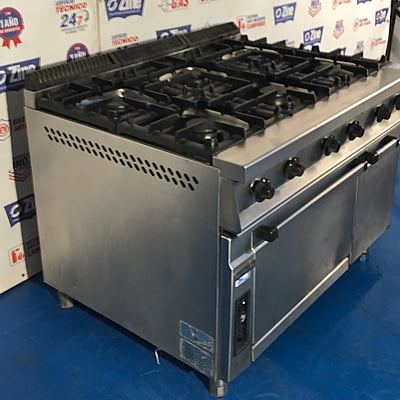 Cocina a gas 6 fuegos con horno 90cm Fondo Cocina a gas 6 fuegos con horno 90cm Fondo
