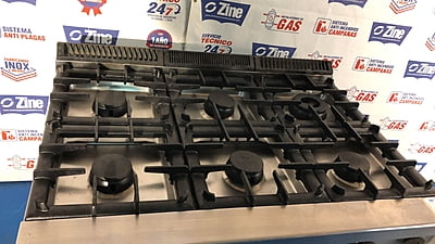 Cocina a gas 6 fuegos con horno 90cm Fondo Cocina a gas 6 fuegos con horno 90cm Fondo