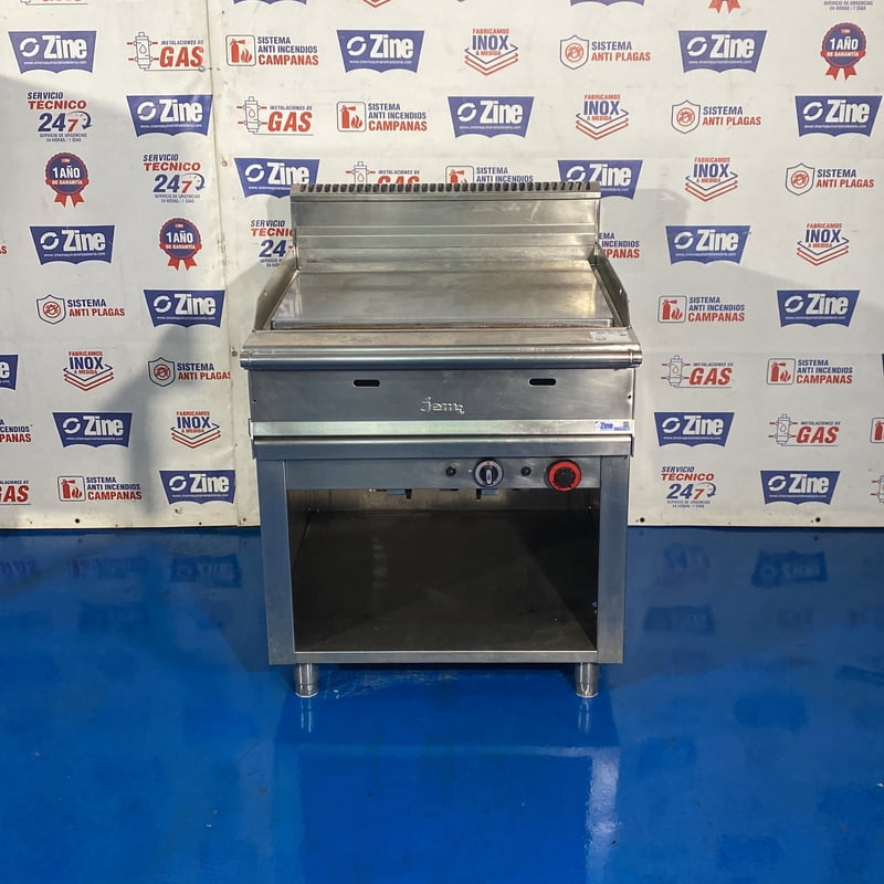 Plancha a gas con mueble abierto Plancha a gas con mueble abierto