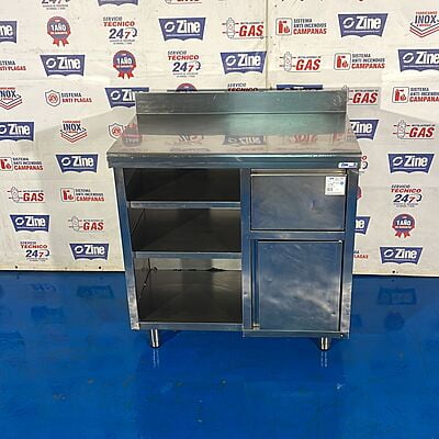 Mueble cafetero inox