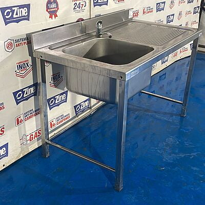 Fregadero inox 130x70x86 Fregadero inox 130x70x86
