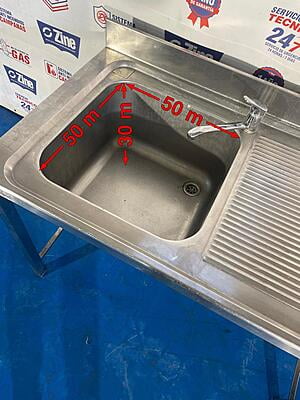 Fregadero inox 130x70x86 Fregadero inox 130x70x86