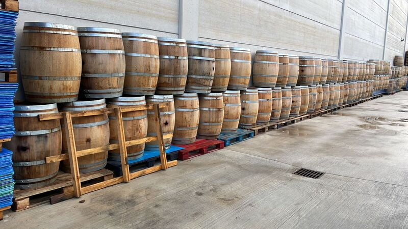 Barrica / Tonel de madera para vinos (100 unidades)