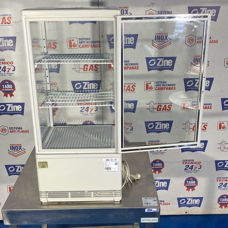 Vitrina sobremesa 4 caras de cristal Vitrina sobremesa 4 caras de cristal