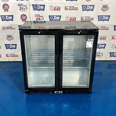 Vitrina expositora de refrigeración 2 puertas corredizas