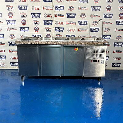 Mesa refreigerada para ingredientes