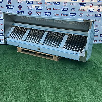 Campana mural inox 4 filtros