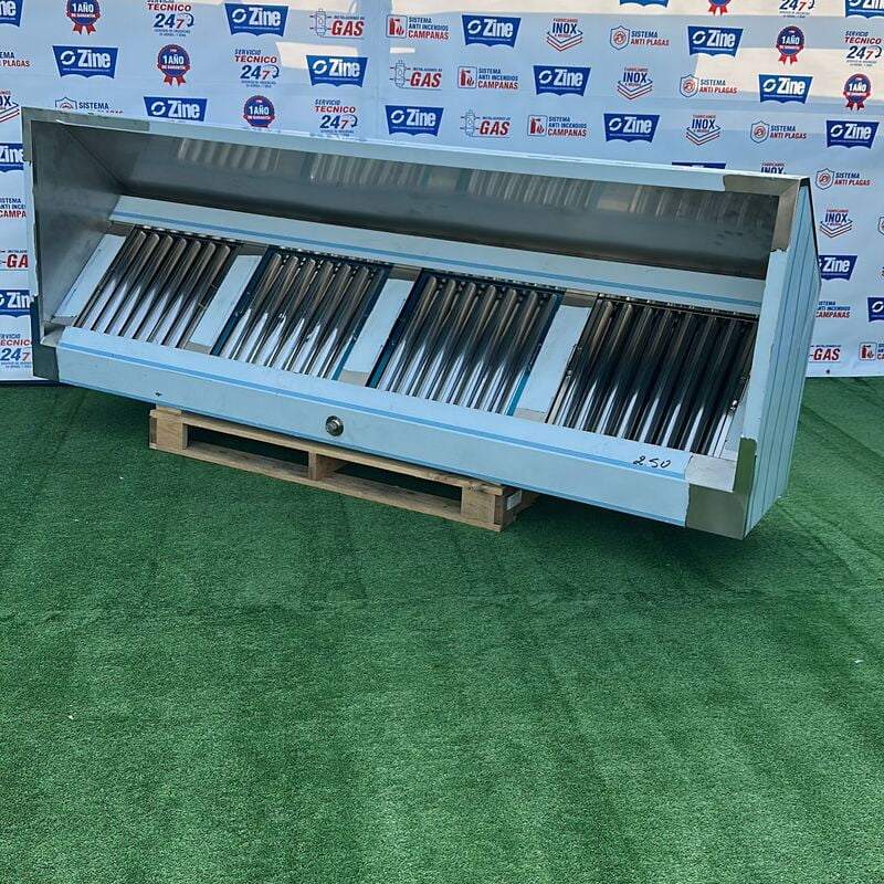 Campana mural inox 4 filtros Campana mural inox 4 filtros