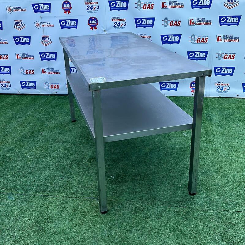 Mesa auxiliar Inox 150x60x87cm Mesa auxiliar Inox 150x60x87cm