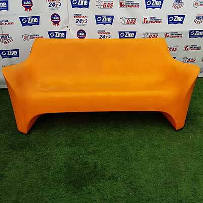 Sofá naranja 177x80x75 Sofá naranja 177x80x75