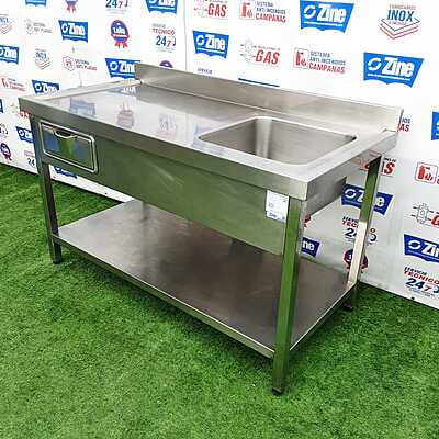 Mesa chef inox 145x70x85 Mesa chef inox 145x70x85