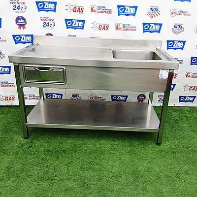 Mesa chef inox 145x70x85 Mesa chef inox 145x70x85