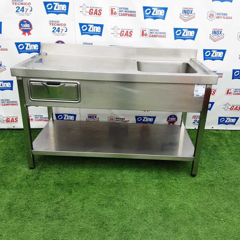 Mesa chef inox 145x70x85 Mesa chef inox 145x70x85