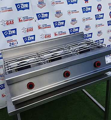 Cocina sobremesa 3 fuegos 120x60x34 Cocina sobremesa 3 fuegos 120x60x34