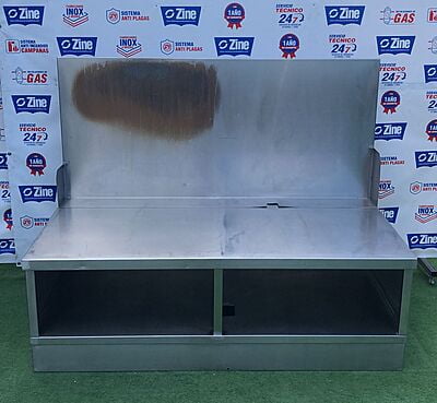 Mueble de acero inox 270x92x60/141cm