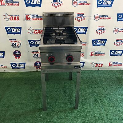 Pie de inox para cocina a gas de sobremesa 41x61x52