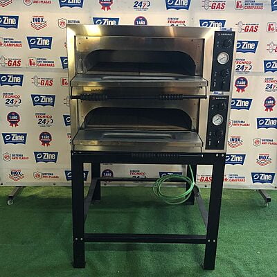 Horno pizza 6+6 trifásico pizza 30cm