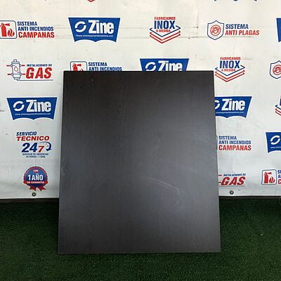 Tablero rectangular color marron oscuro para mesa 80x70cm